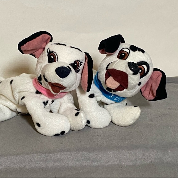 Disney Other - Disney 101 Dalmatians Plushies Jewell and Lucky